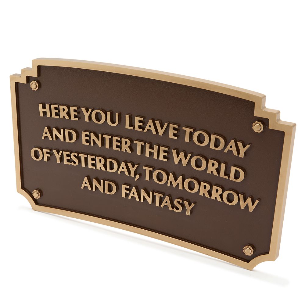 Disneyland 70th Anniversary Replica Disneyland Entrance Sign - Limited Edition