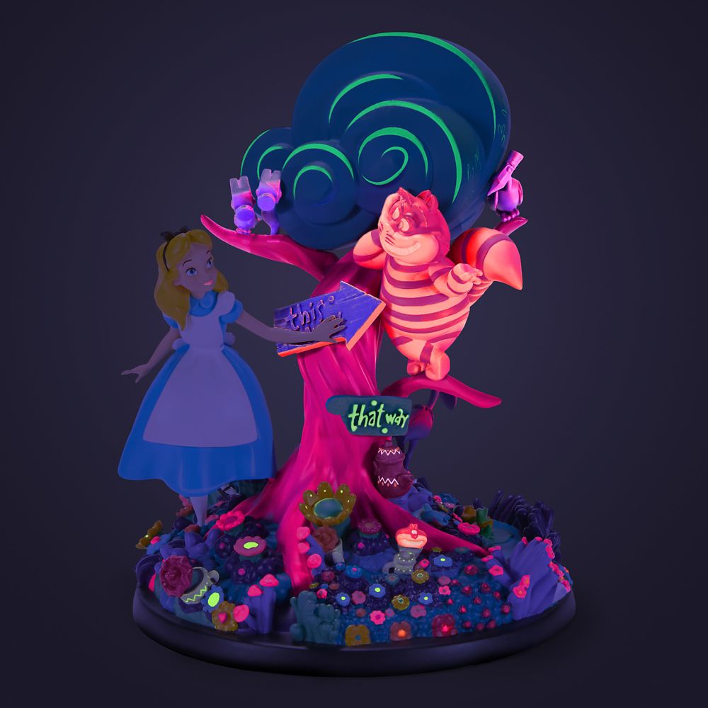 Alice in Wonderland 75th Anniversary Glow-in-the-Dark Figure