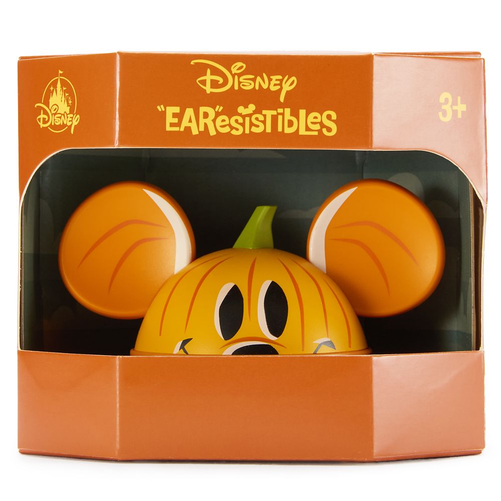 Mickey Mouse Jack-o'-Lantern Disney ''EAR''esistibles Collectible &ndash; Halloween