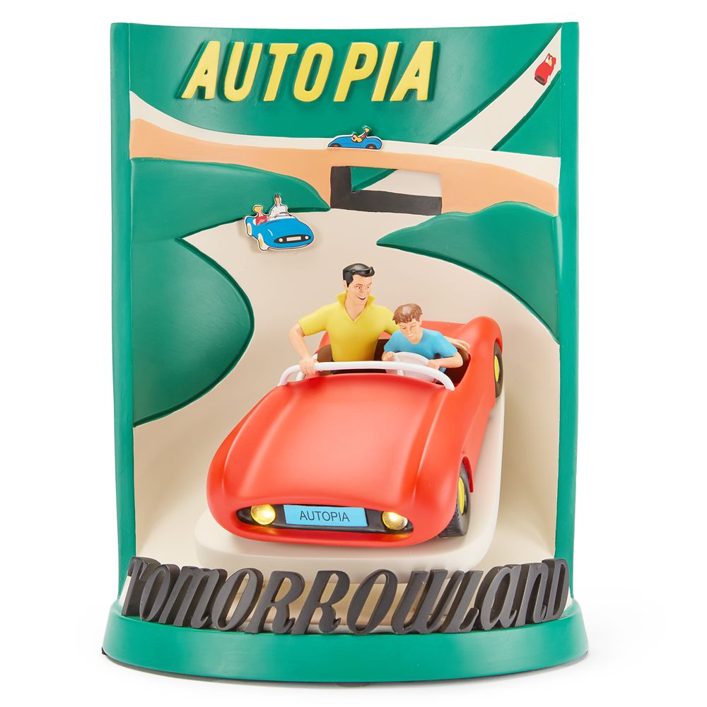 Autopia 3D Attraction Poster Light-Up Figure Disneyland
