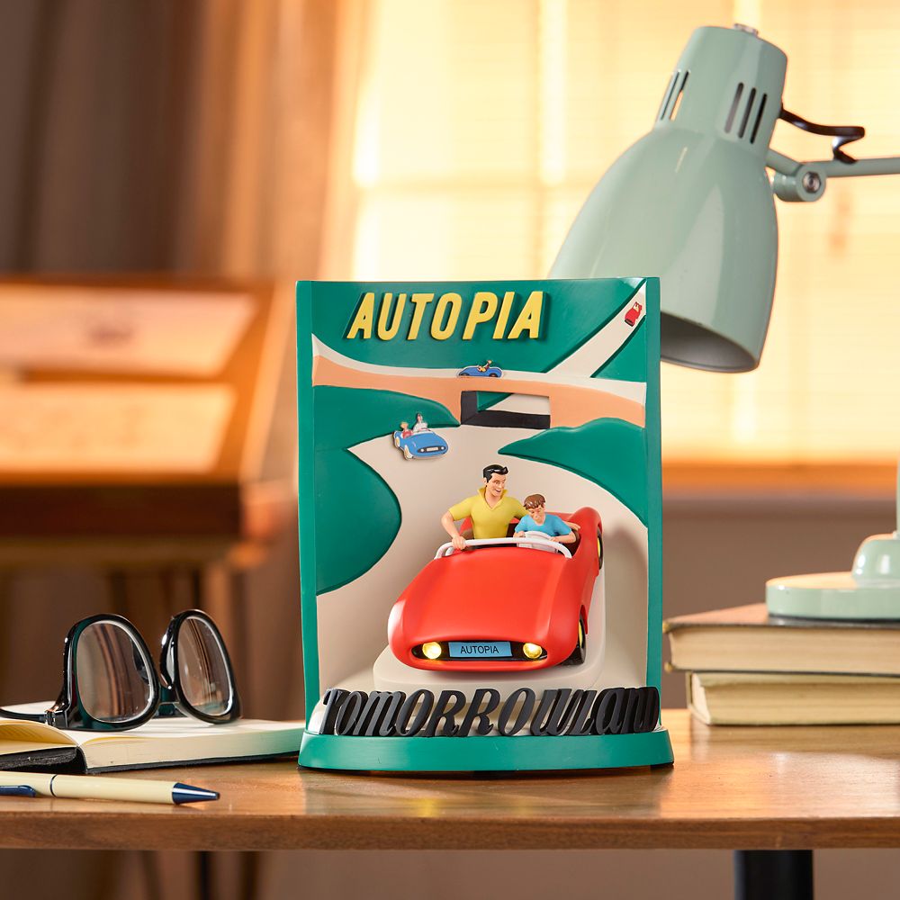 Autopia 3D Attraction Poster Light-Up Figure &ndash; Disneyland