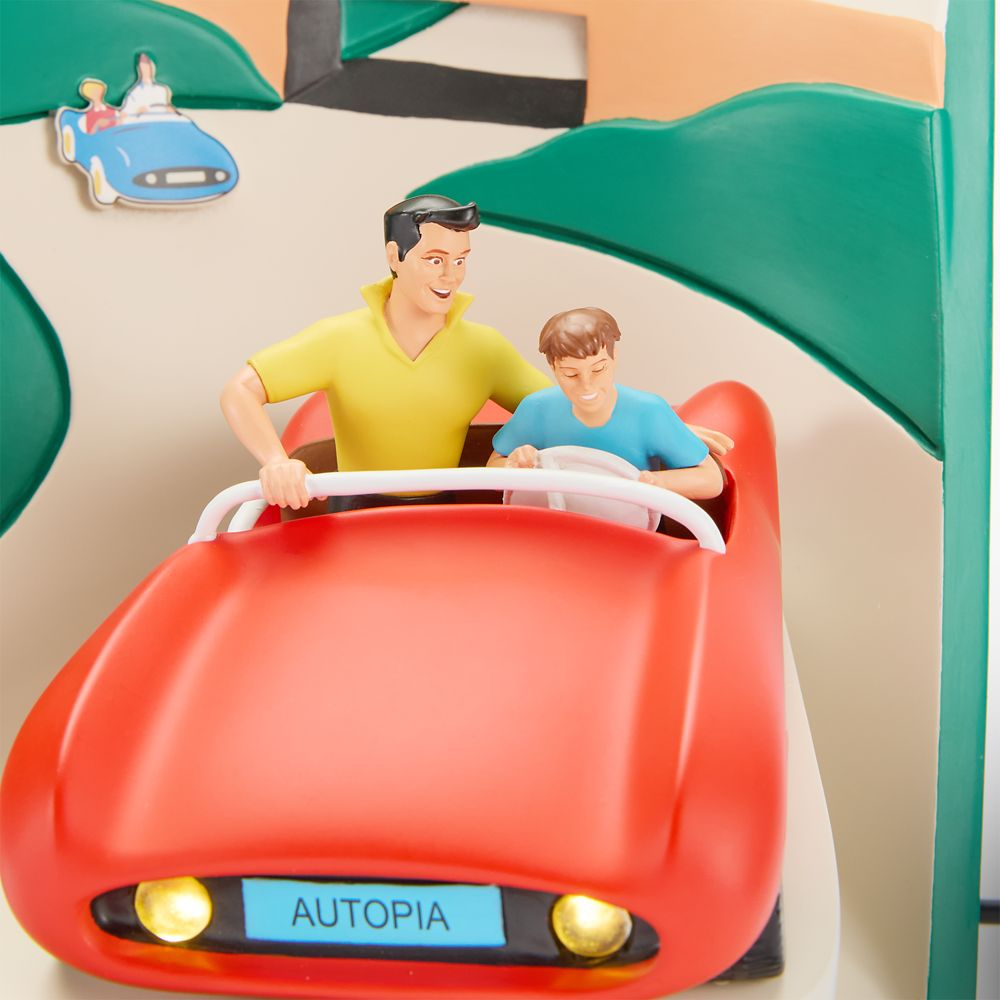 Autopia 3D Attraction Poster Light-Up Figure &ndash; Disneyland