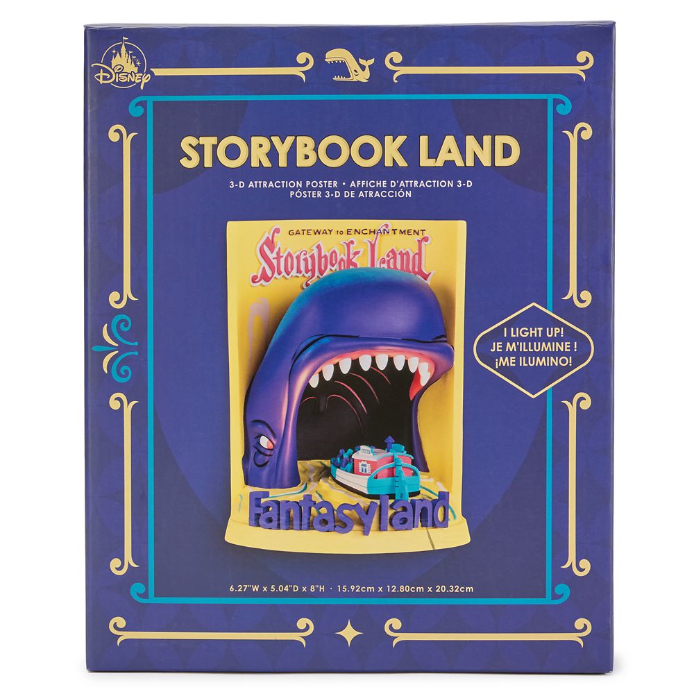 Storybook Land 3D Attraction Poster Light-Up Figure &ndash; Disneyland