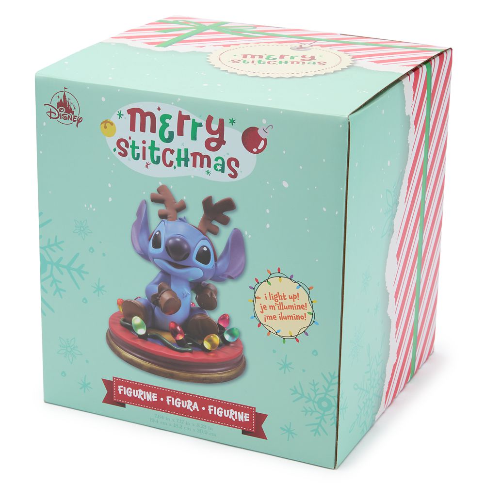 スティッチ♡フィギュア☆ライトアップ☆DISNEY CHRISTMAS Stitch Light-Up Holiday Figure – Lilo & Stitch | Disney Store