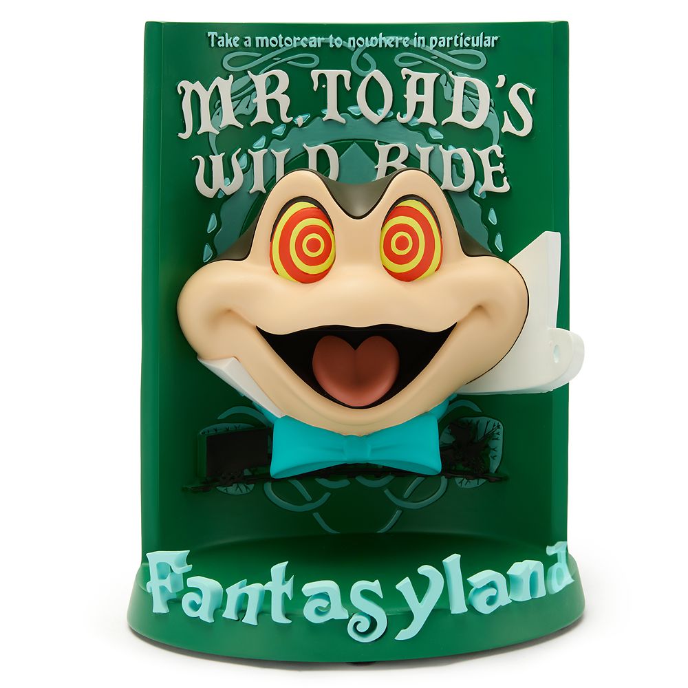 Mr. Toads Wild Ride 3D Attraction Poster Light-Up Figure Disneyland