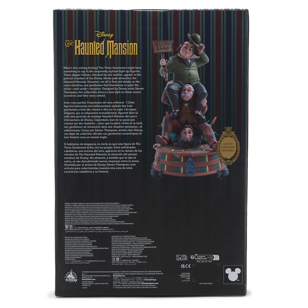 The Three Gentlemen Light-Up Figure &ndash; The Haunted Mansion