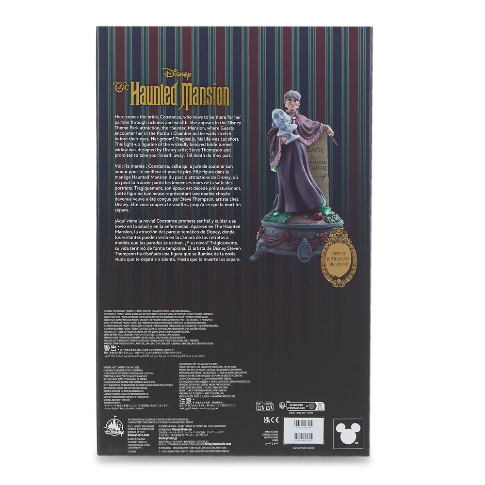 Constance Hatchaway Light-Up Figure &ndash; The Haunted Mansion