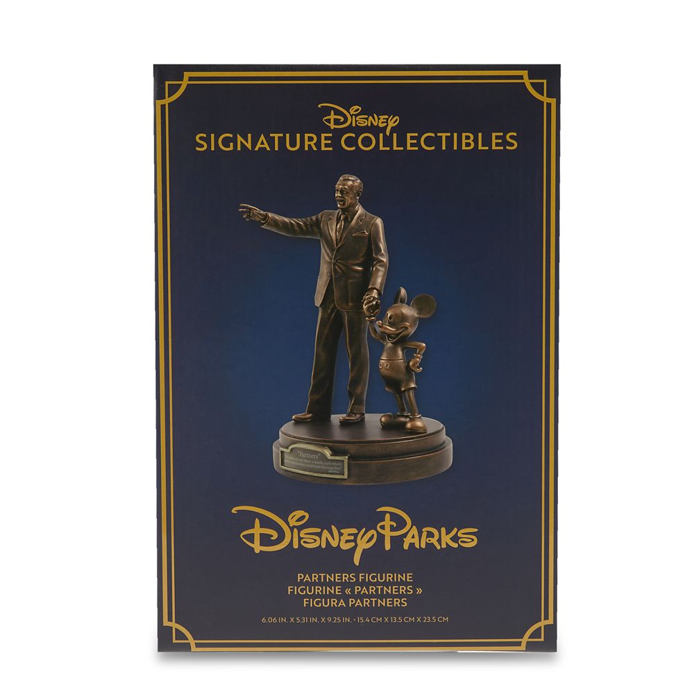 Walt Disney and Mickey Mouse ''Partners'' Figure