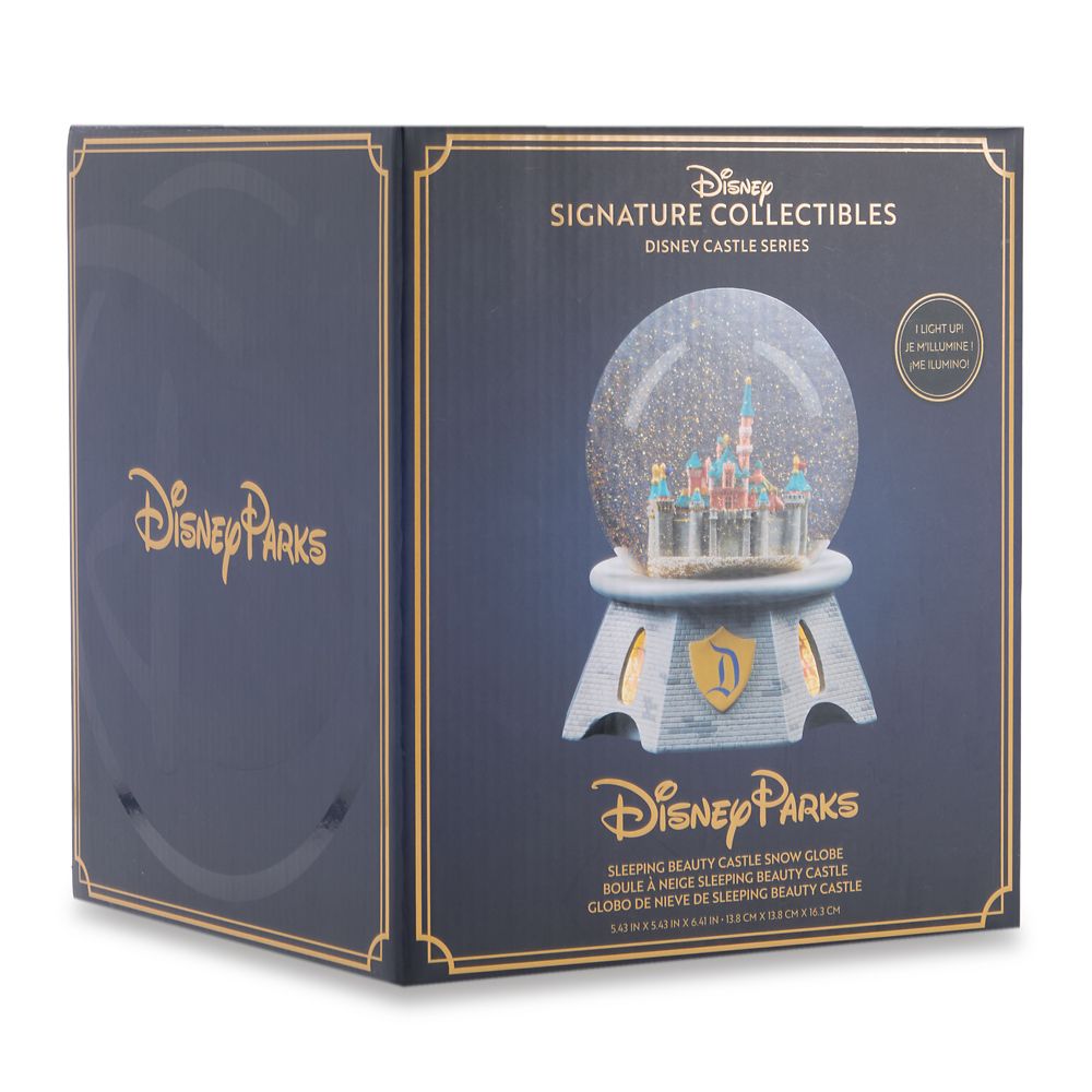 Sleeping Beauty Castle Light-Up Snow Globe &ndash; Disneyland