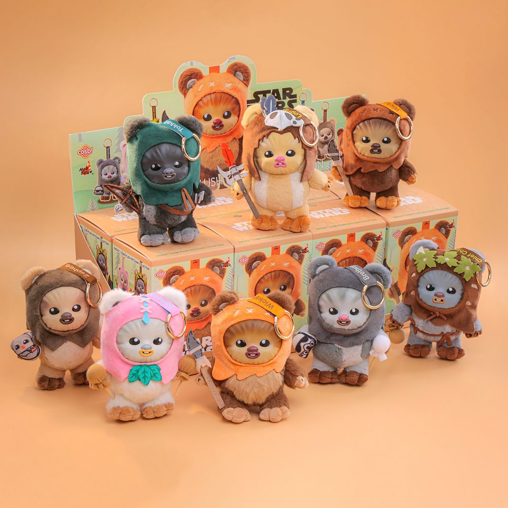 Ewoks Cosbi Mystery Plush Keychain Collection Blind Box by Hot