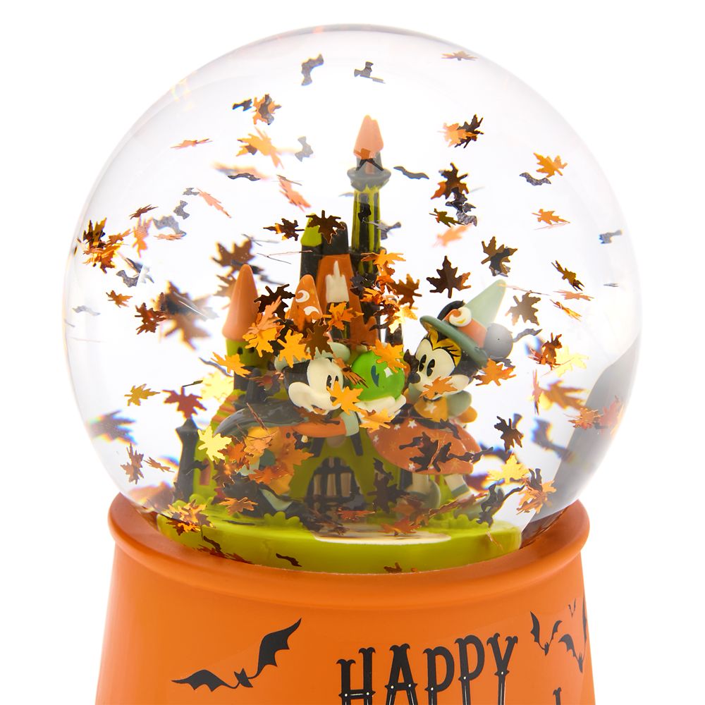 Mickey and Minnie Mouse Halloween Mini Snowglobe
