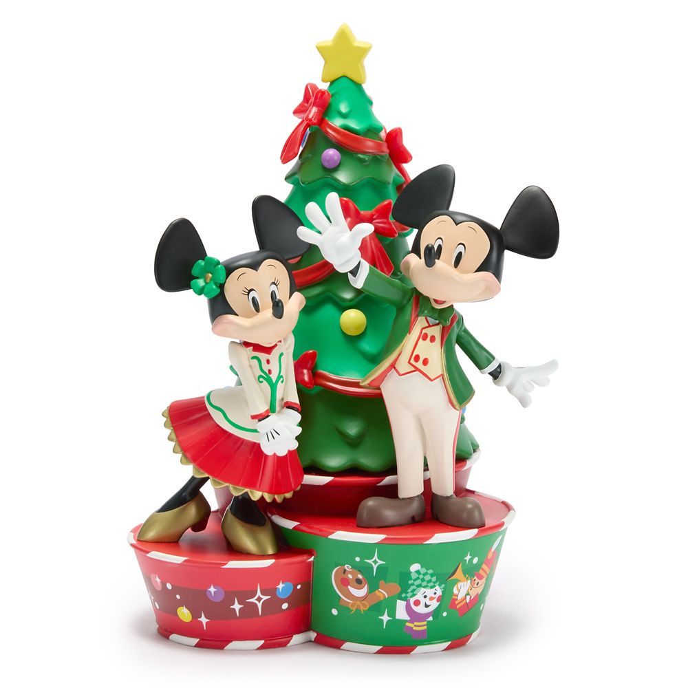 Mickey and Minnie Mouse Holiday Figure by Tate Yotter &ndash; Disney Designer Showcase