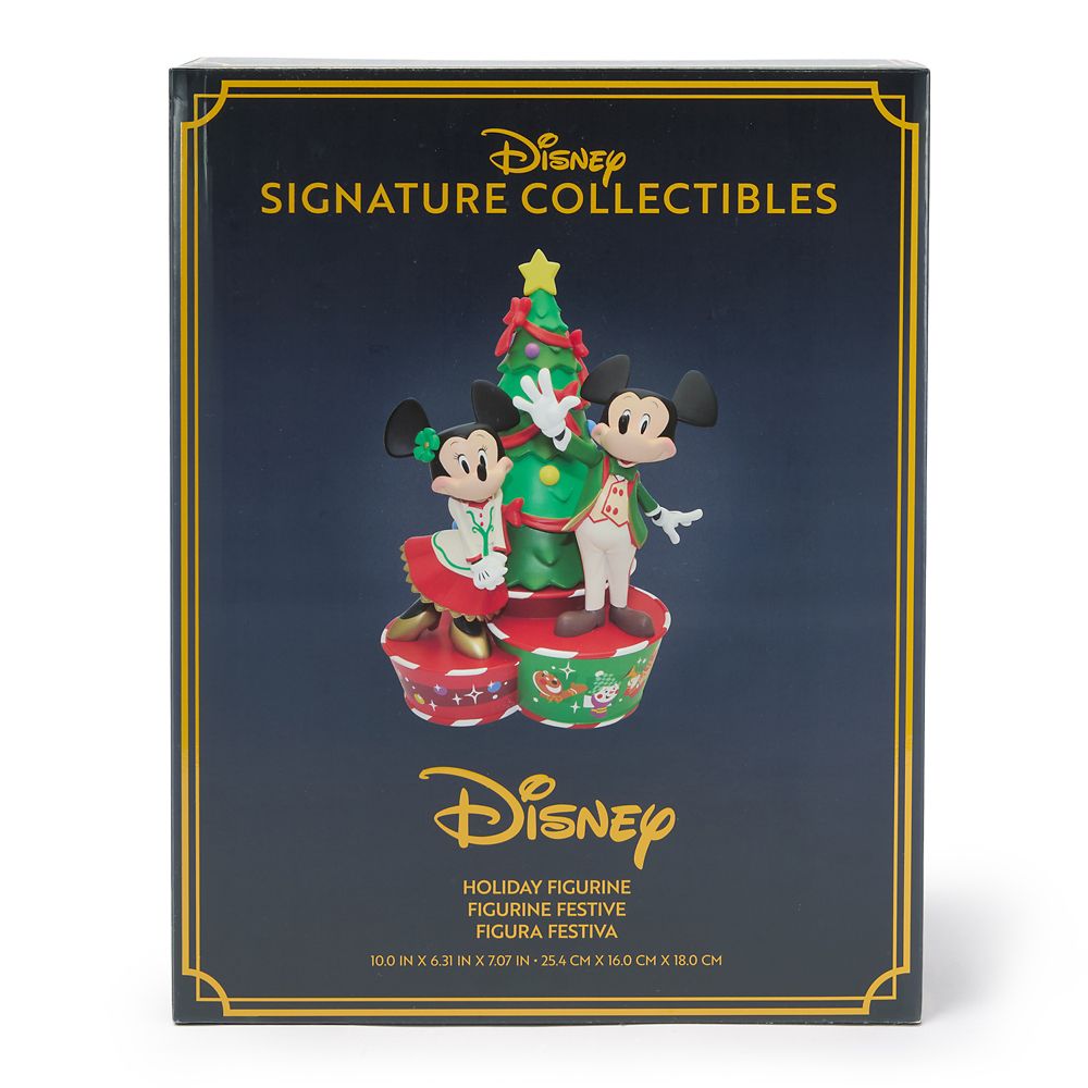 Mickey and Minnie Mouse Holiday Figure by Tate Yotter &ndash; Disney Designer Showcase