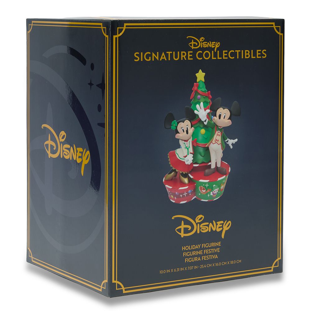 Mickey and Minnie Mouse Holiday Figure by Tate Yotter &ndash; Disney Designer Showcase