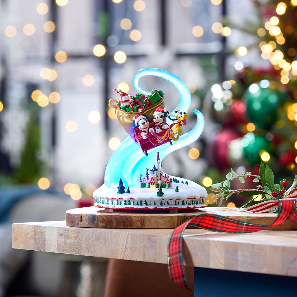 Santa Mickey Mouse and Friends Light-Up Musical Holiday Figure
