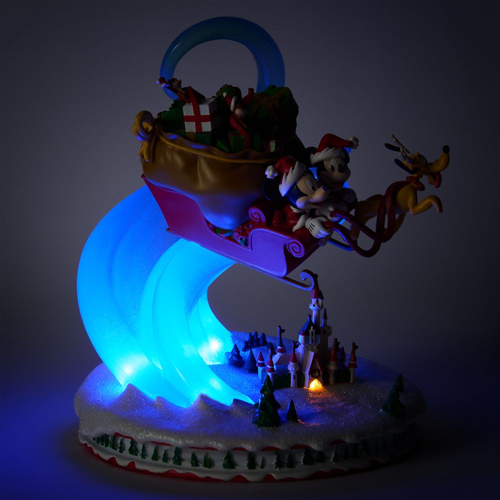 Santa Mickey Mouse and Friends Light-Up Musical Holiday Figure