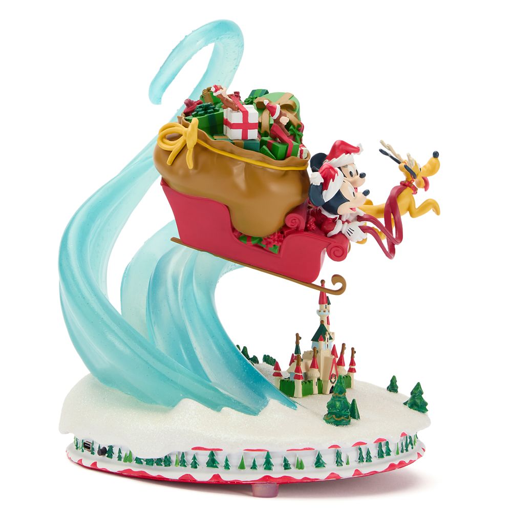 Santa Mickey Mouse and Friends Light-Up Musical Holiday Figure
