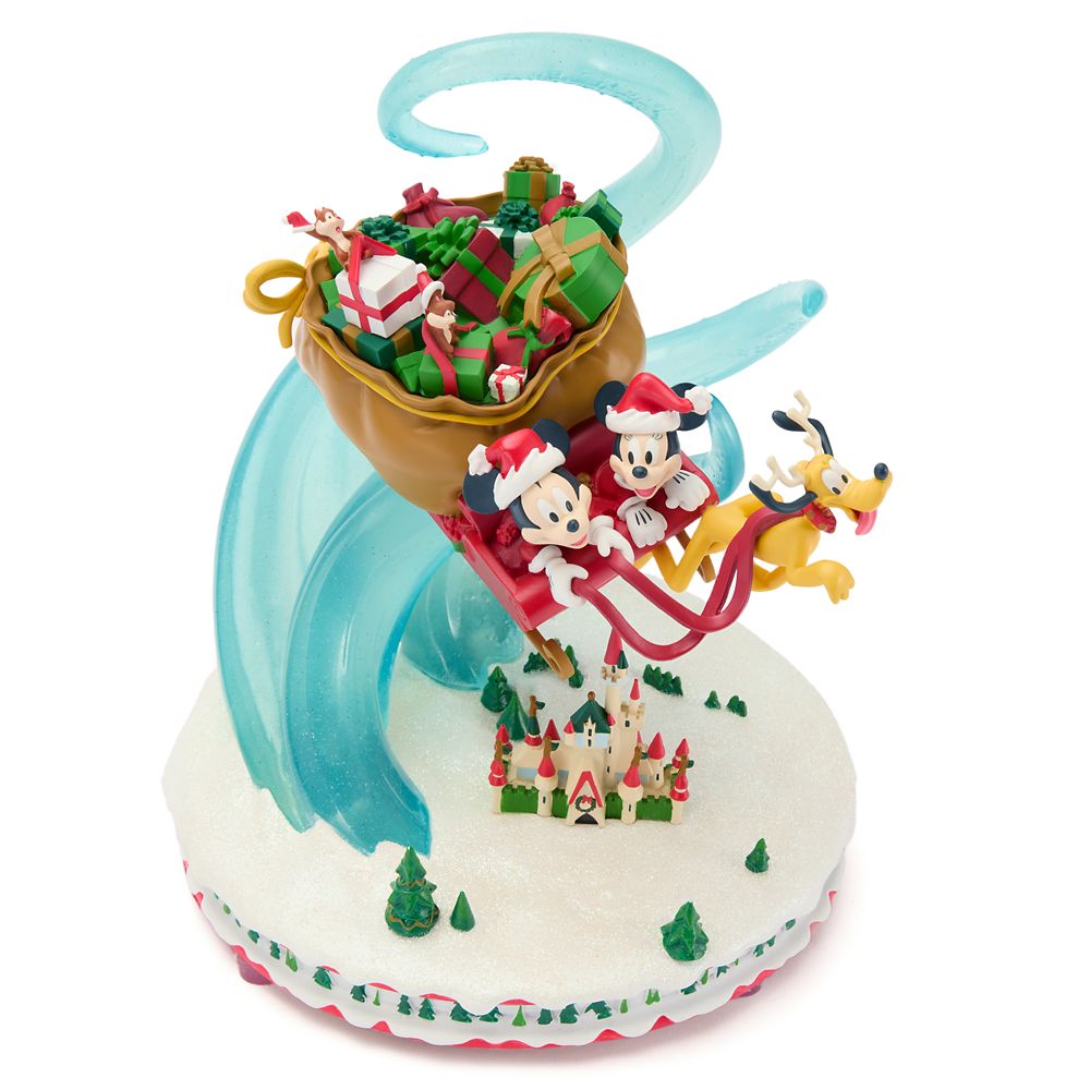 Santa Mickey Mouse and Friends Light-Up Musical Holiday Figure