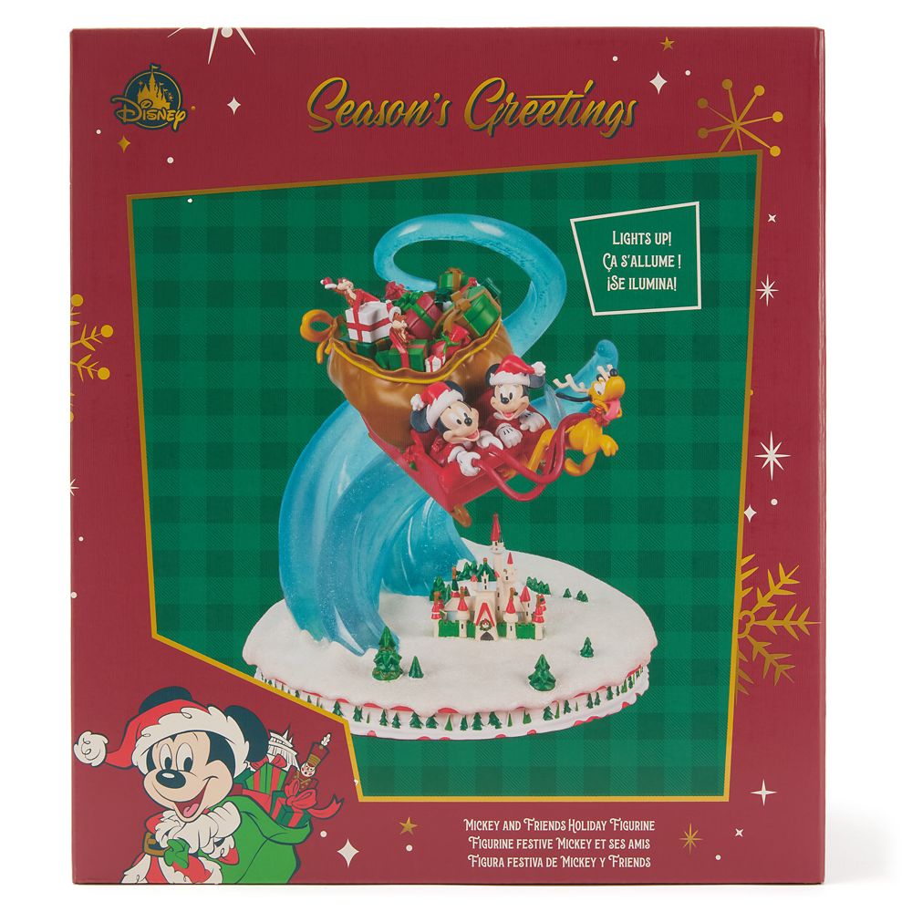 Santa Mickey Mouse and Friends Light-Up Musical Holiday Figure