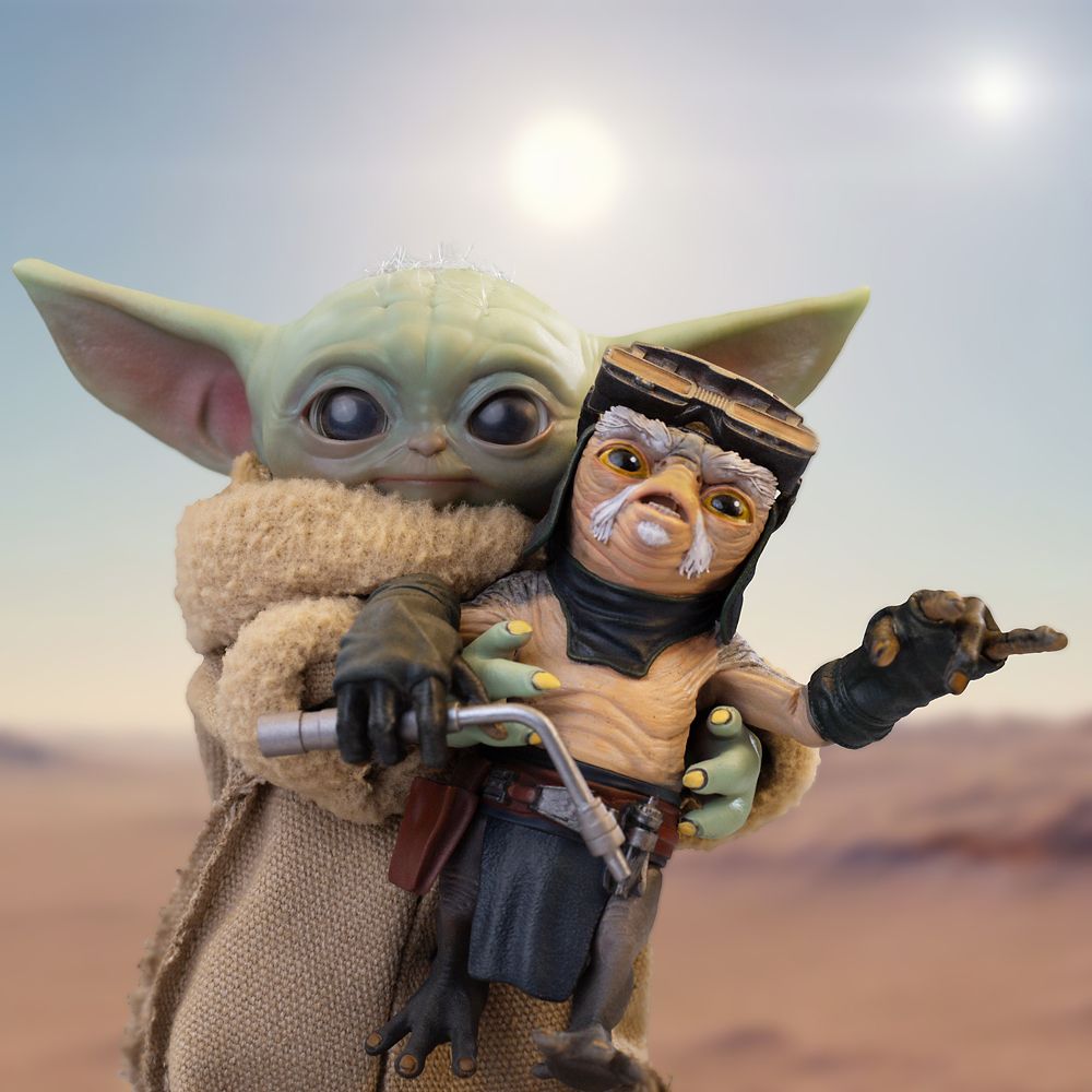 Grogu No Squeezy Figure by Iron Studios &ndash; Star Wars: The Mandalorian and Grogu