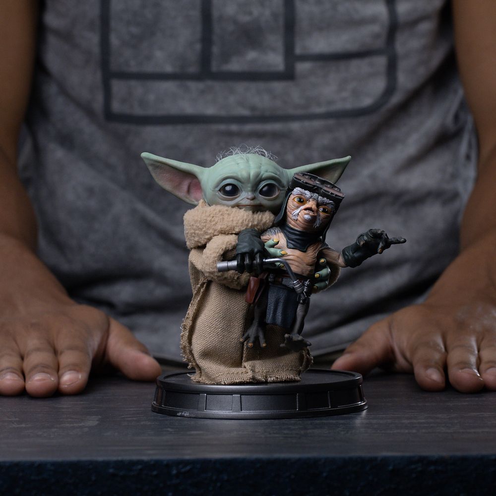 Grogu No Squeezy Figure by Iron Studios &ndash; Star Wars: The Mandalorian and Grogu
