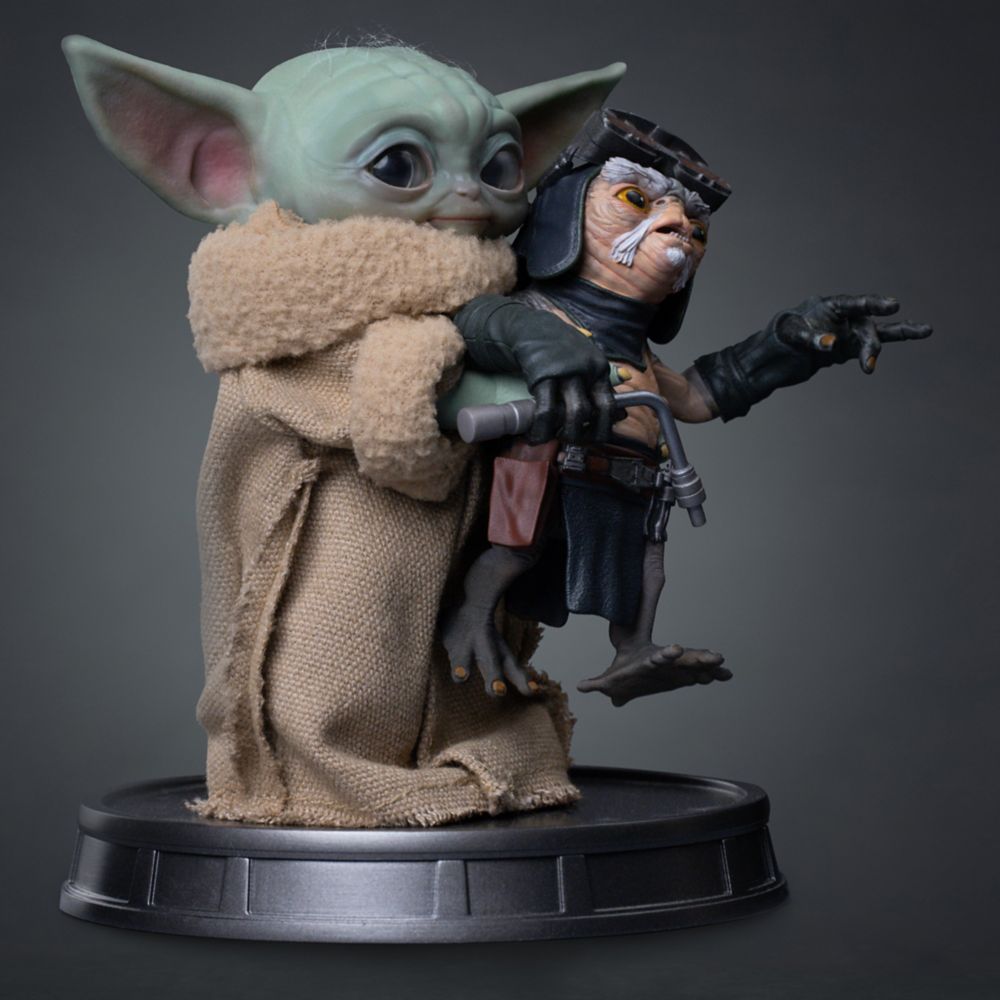 Grogu No Squeezy Figure by Iron Studios &ndash; Star Wars: The Mandalorian and Grogu