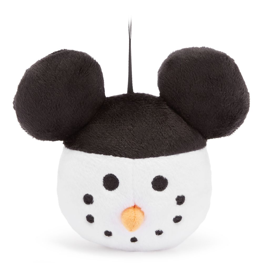 Mickey Mouse Icon Snowman Plush Ornament