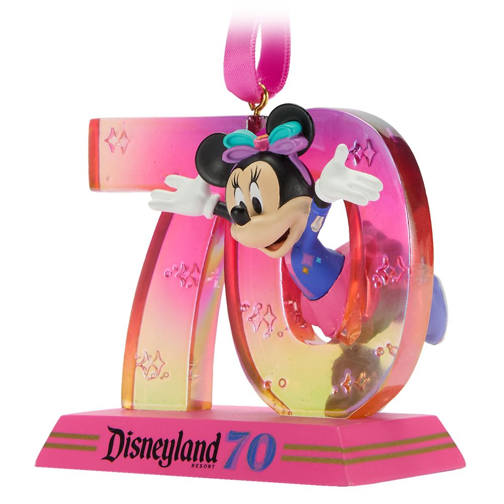 Minnie Mouse Figural Ornament &ndash; Disneyland 70th Anniversary