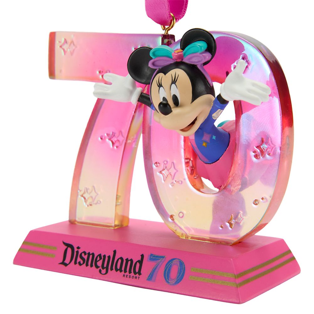 Minnie Mouse Figural Ornament &ndash; Disneyland 70th Anniversary
