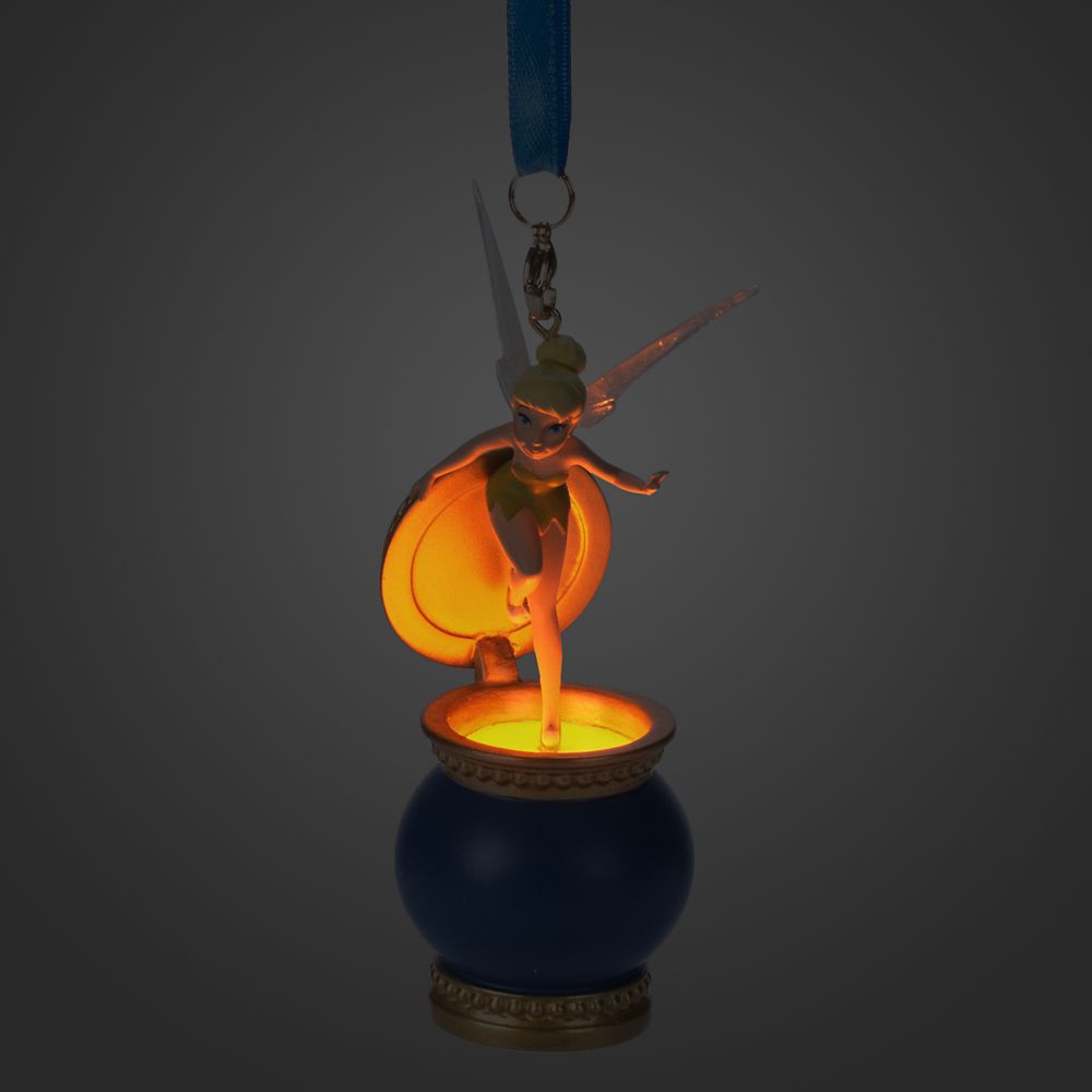 Tinker Bell Light-Up Living Magic Sketchbook Ornament &ndash; Peter Pan