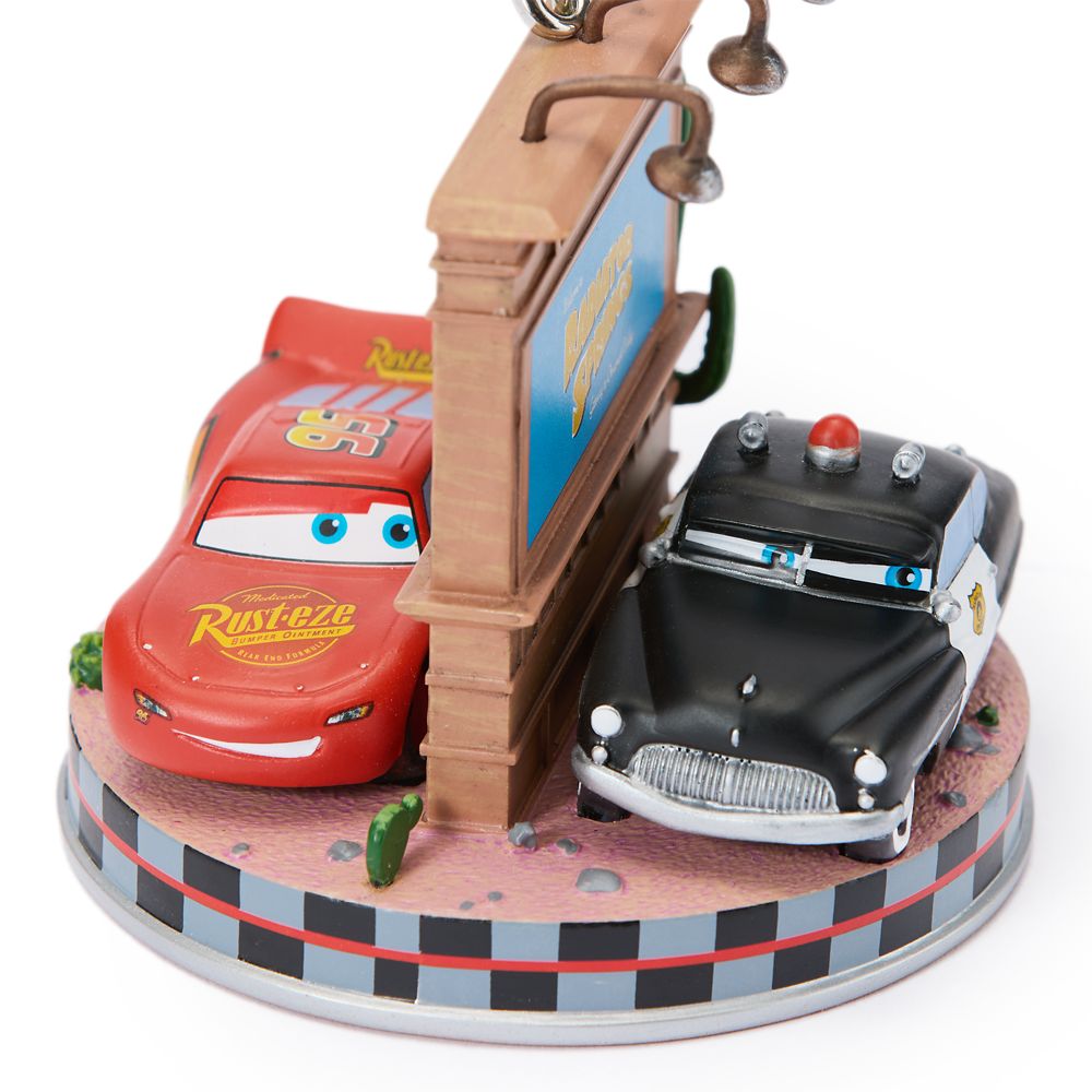Lightning McQueen and Sheriff Sketchbook Ornament &ndash; Cars