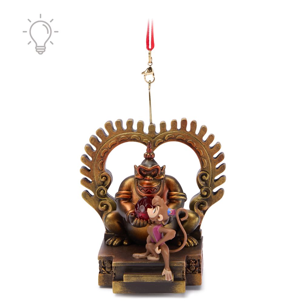 Abu Light-Up and Sound Living Magic Sketchbook Ornament Aladdin Official shopDisney