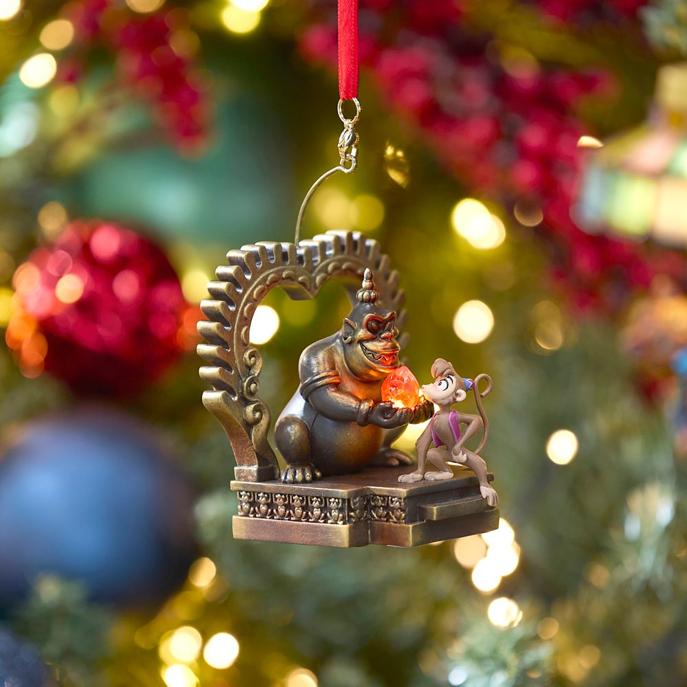 Abu Light-Up and Sound Living Magic Sketchbook Ornament &ndash; Aladdin