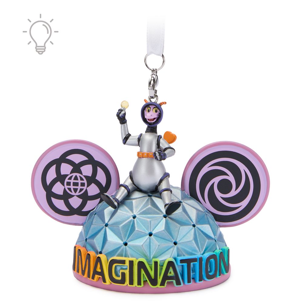 Figment Light-Up Ear Hat Ornament EPCOT Official shopDisney