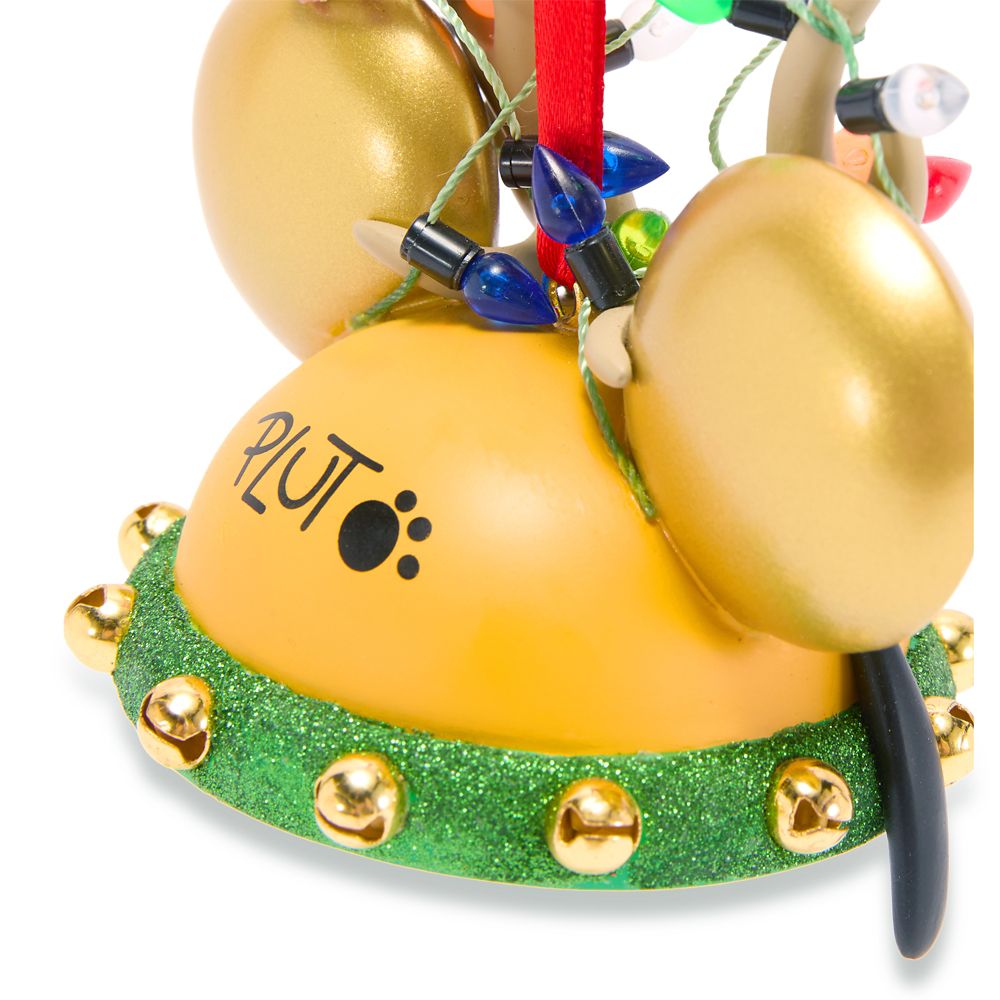 Pluto as Reindeer Ear Hat Ornament