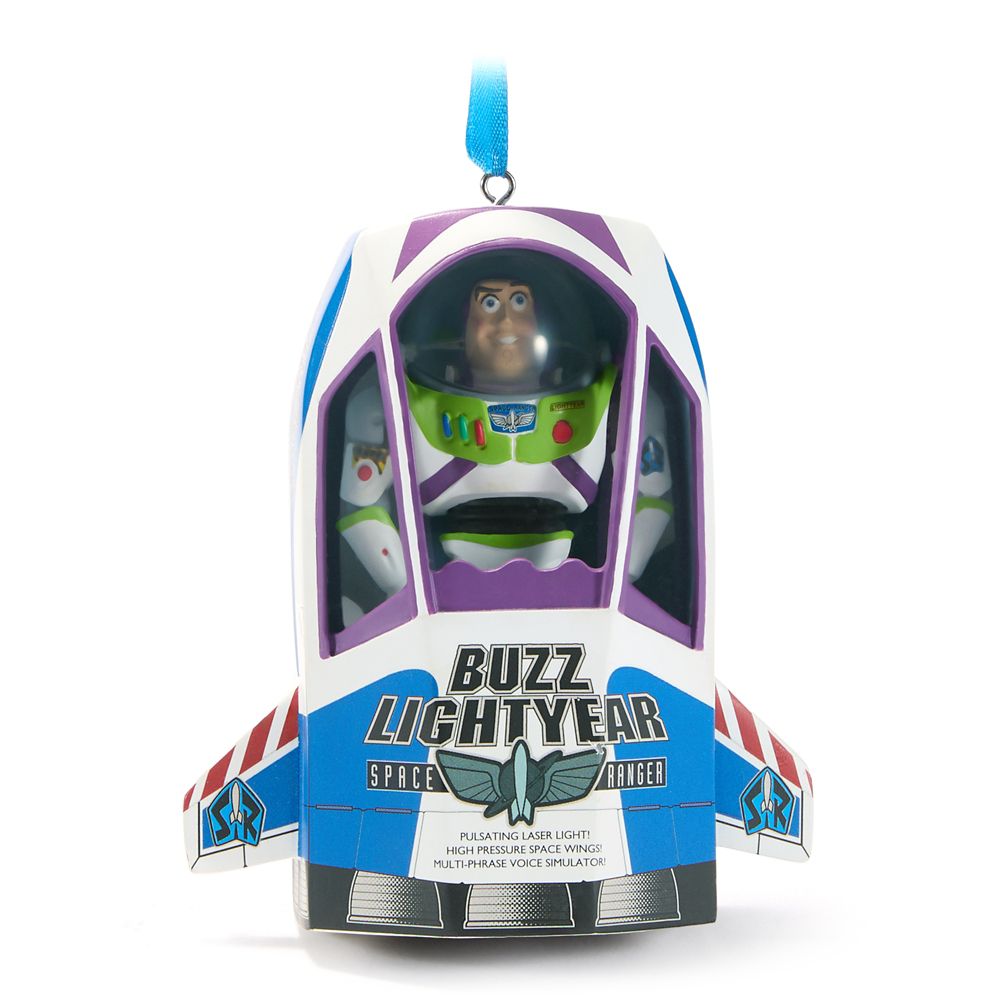 Buzz Lightyear Talking Living Magic Sketchbook Ornament &ndash; Toy Story