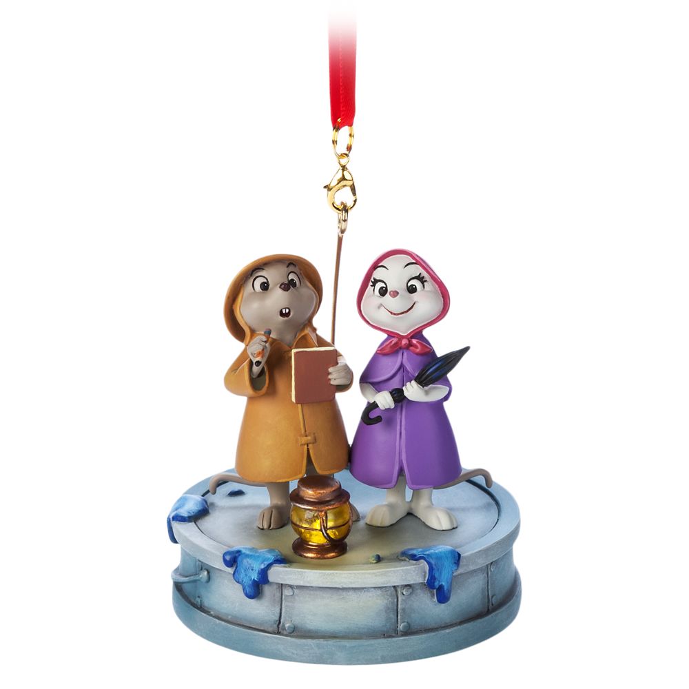 Bernard and Miss Bianca Light-Up Living Magic Sketchbook Ornament The Rescuers Official shopDisney