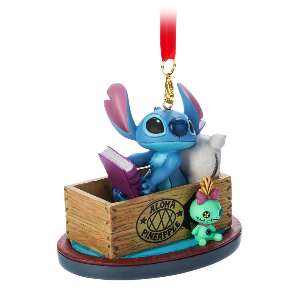 Stitch and Scrump Sketchbook Ornament &ndash; Lilo & Stitch