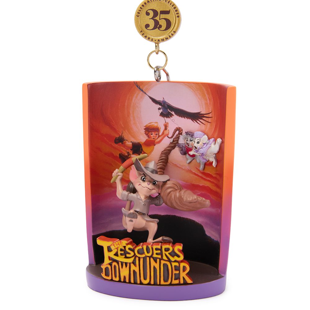 The Rescuers Down Under Legacy Sketchbook Ornament &ndash; 35th Anniversary &ndash; Limited Release