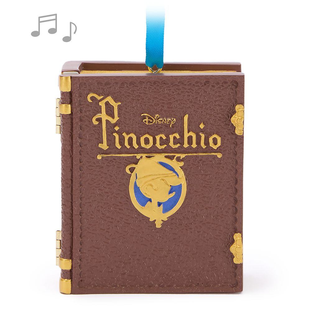 Pinocchio Storybook Musical Living Magic Sketchbook Ornament Official shopDisney