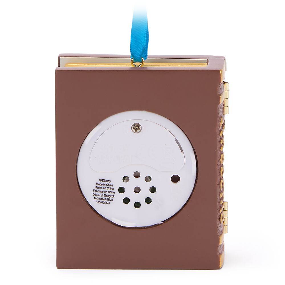 Pinocchio Storybook Musical Living Magic Sketchbook Ornament