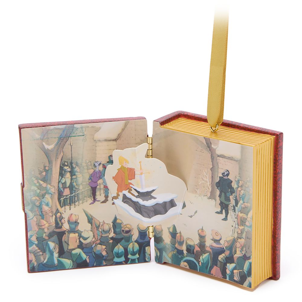 The Sword in the Stone Storybook Musical Living Magic Sketchbook Ornament