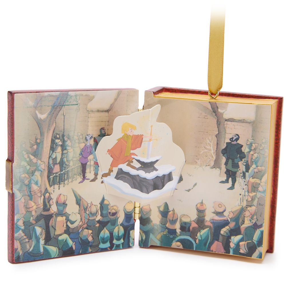 The Sword in the Stone Storybook Musical Living Magic Sketchbook Ornament