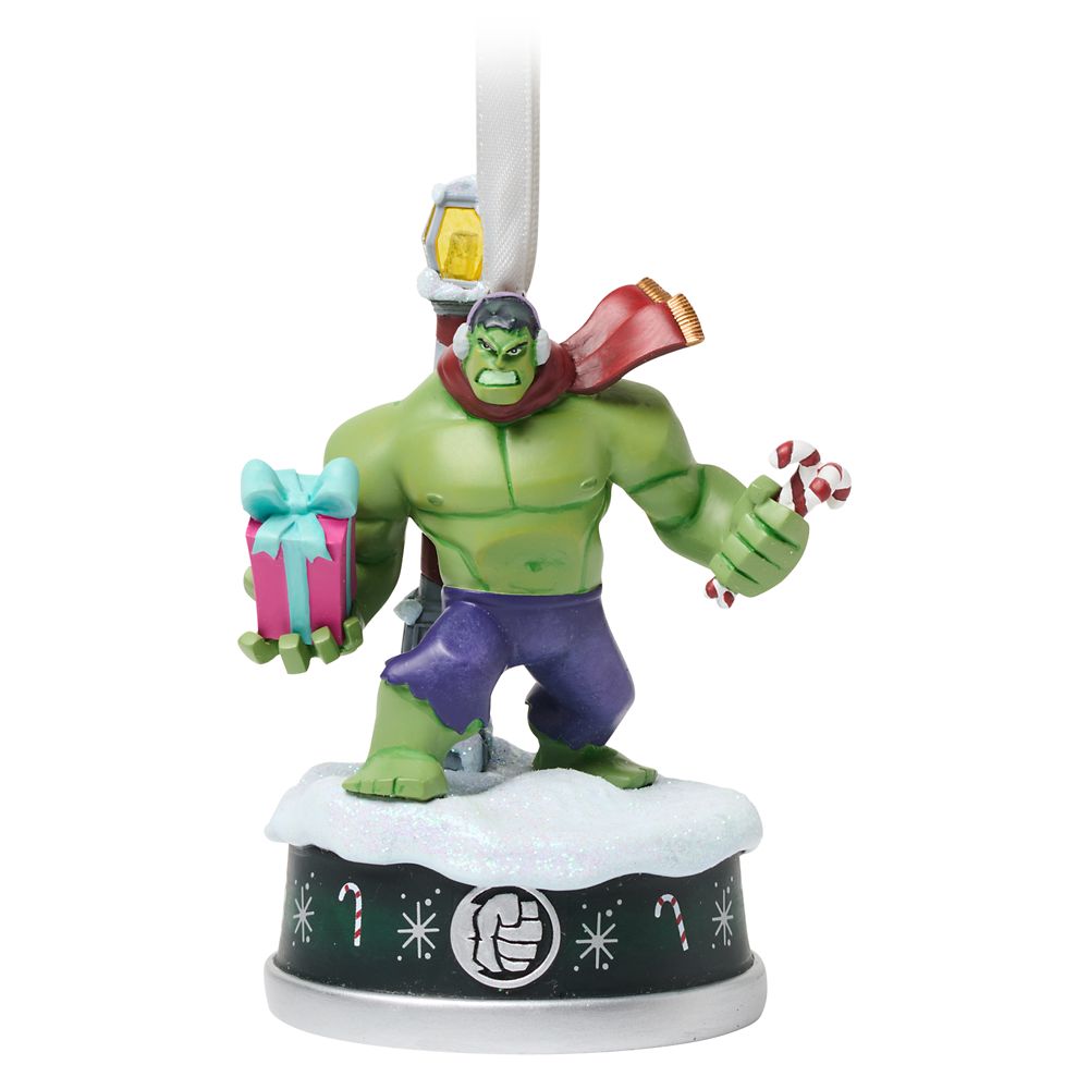 Hulk Holiday Light-Up Living Magic Sketchbook Ornament Official shopDisney