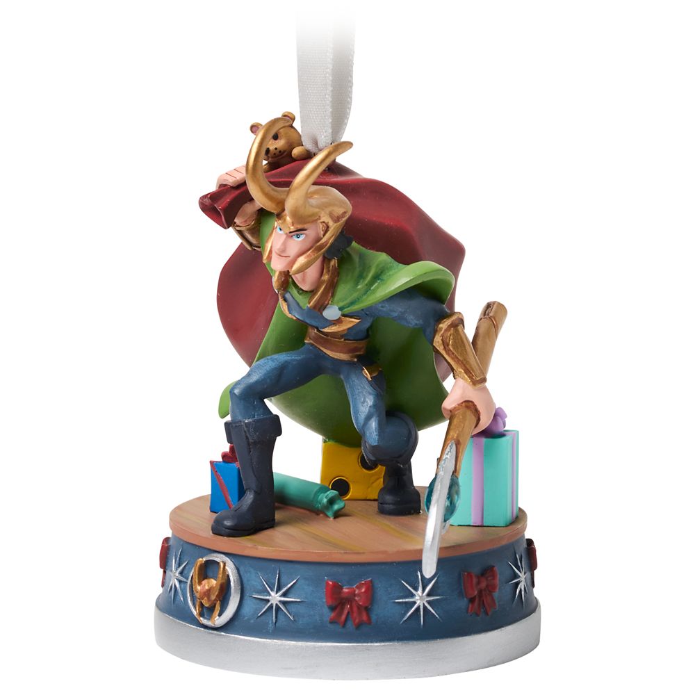 Loki Holiday Light-Up Living Magic Sketchbook Ornament