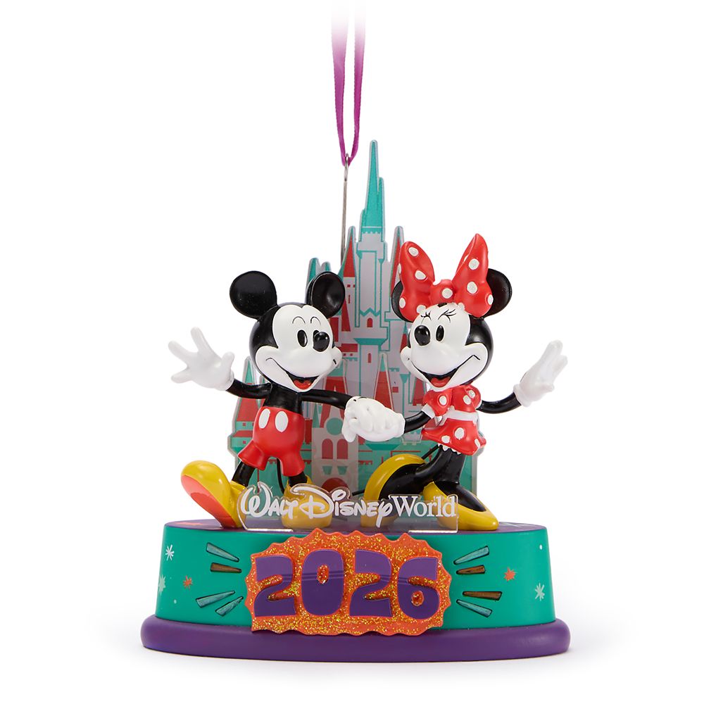 Mickey and Minnie Mouse Light-Up Ornament &ndash; Walt Disney World 2026