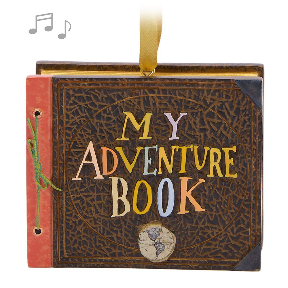 My Adventure Book Musical Living Magic Sketchbook Ornament  Up Official shopDisney