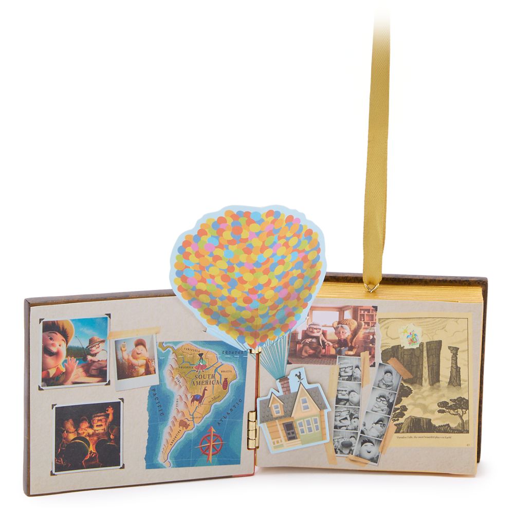 My Adventure Book Musical Living Magic Sketchbook Ornament &ndash; Up