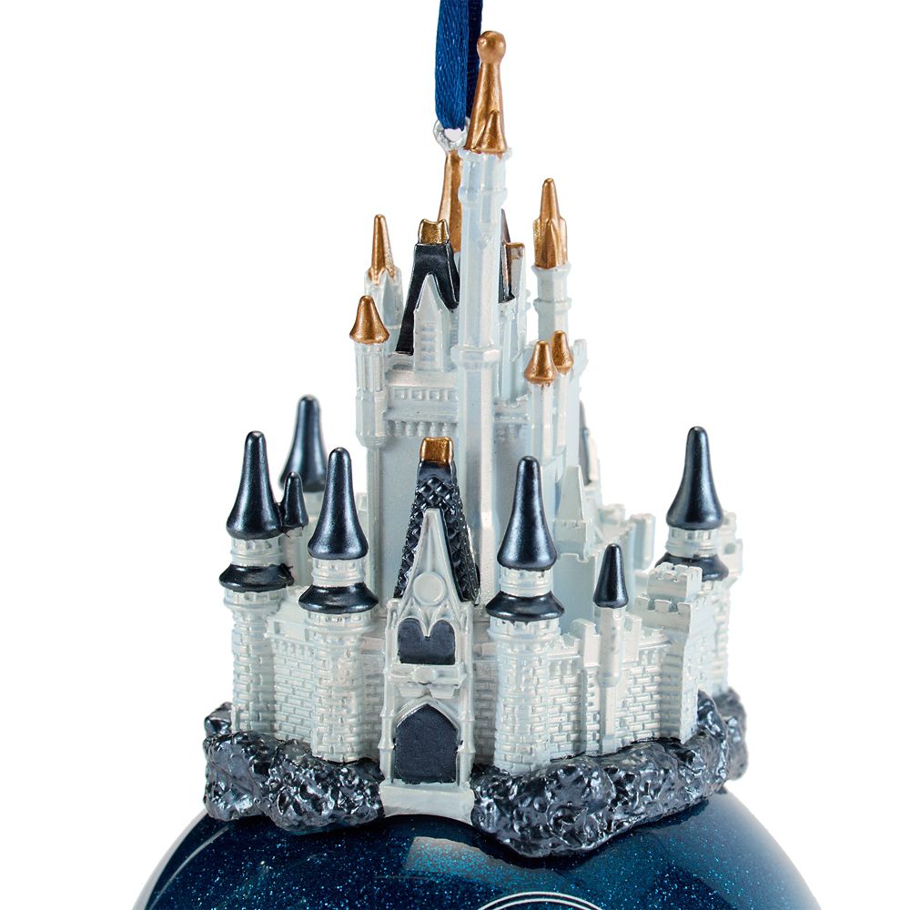 Cinderella Castle Glass Ball Ornament