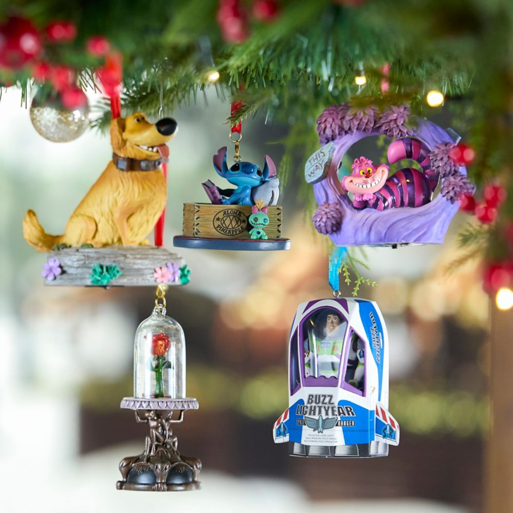 Enchanted Rose Light-Up Living Magic Sketchbook Ornament &ndash; Beauty and the Beast